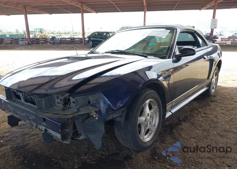 2002 Ford Mustang из США, поврежденный, VIN 1FAFP44432F196256